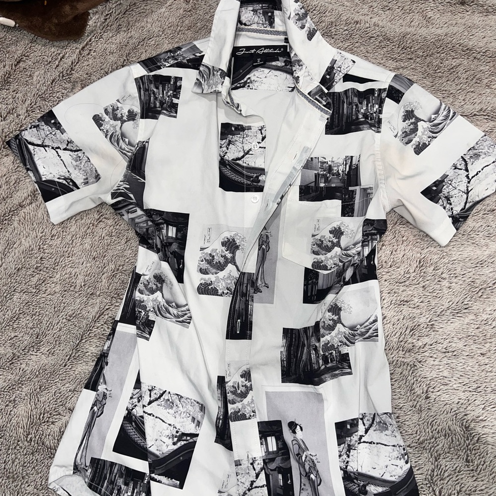 Black and white flannel